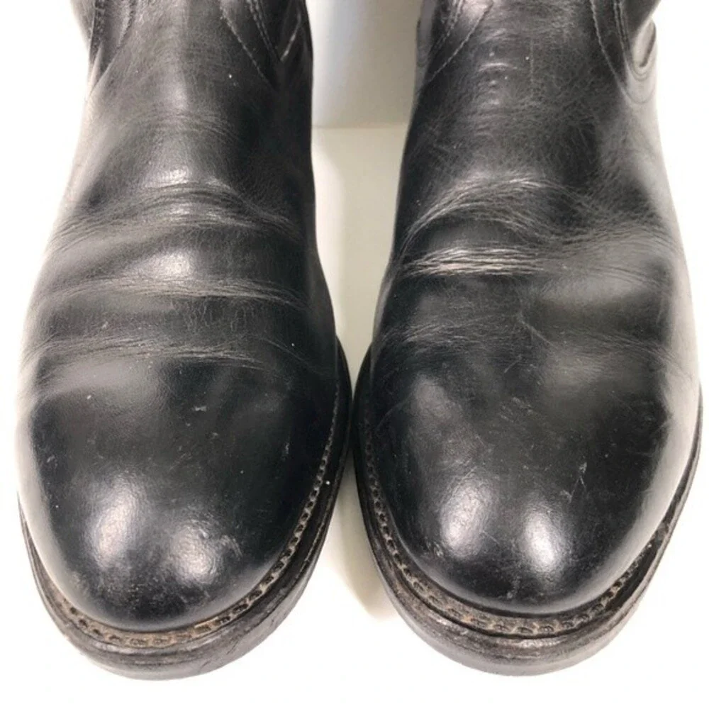 Vintage Red Wing Black Leather Peco Boots 14092 2290 SiE 12D